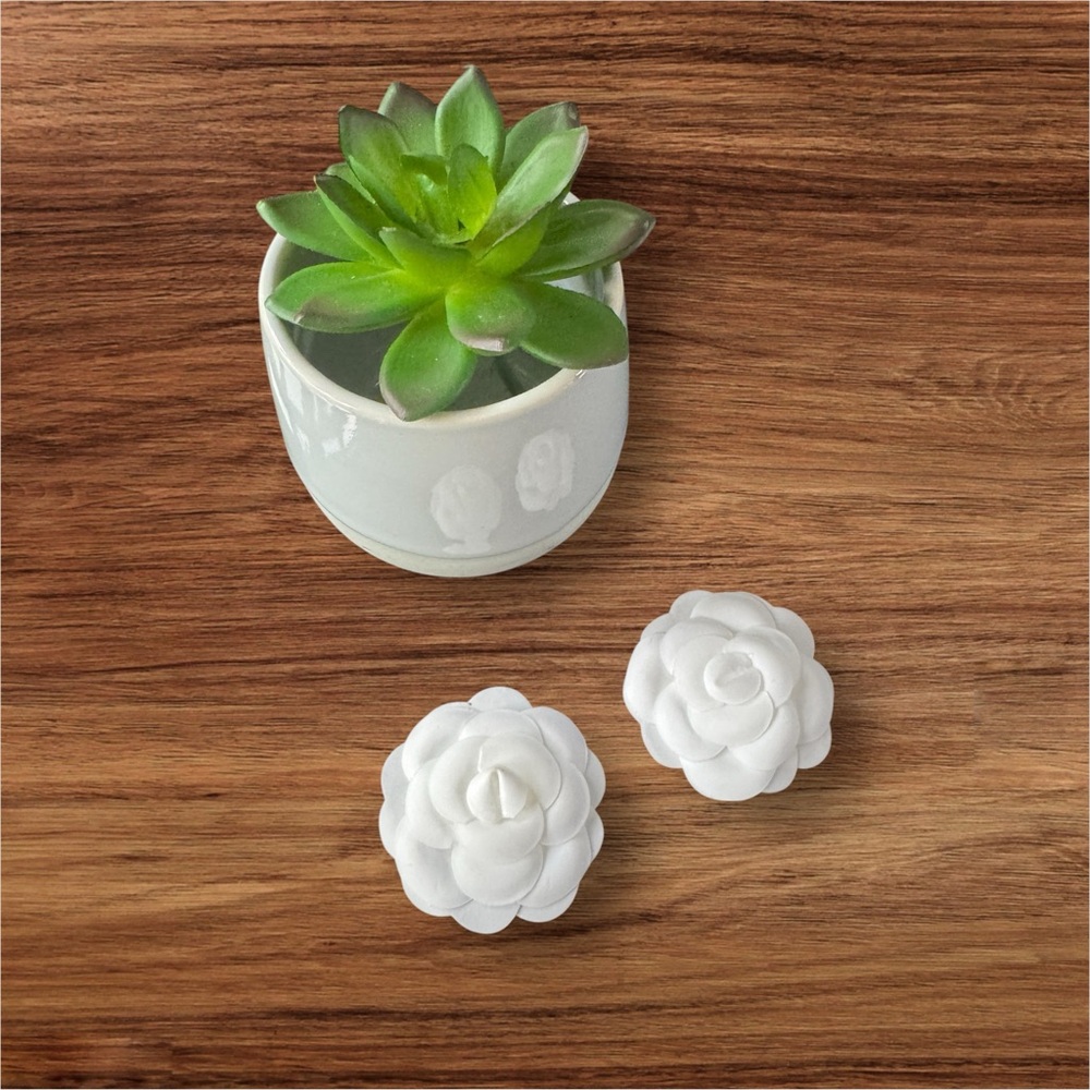 Chanel Camellia flower set 2 pieces